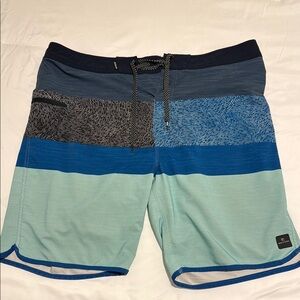Rip Curl Men's Blue Multi-Color Board Shorts